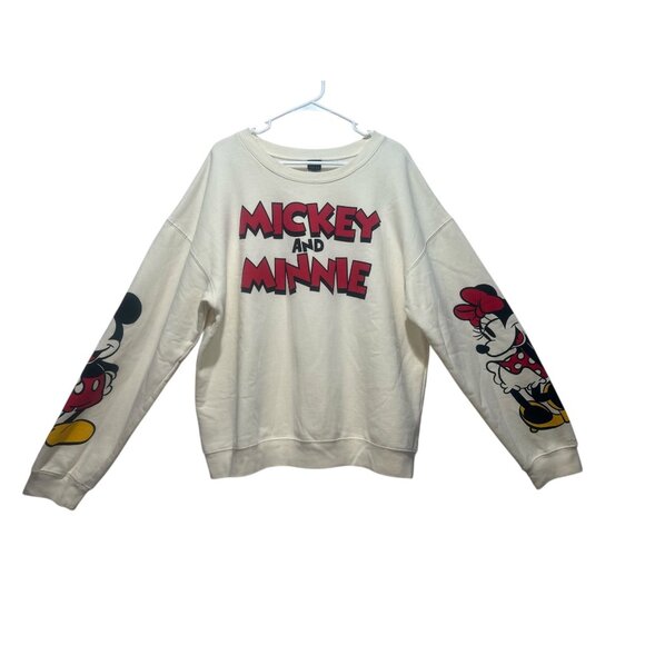 Disney Sweaters - Disney Mickey Minnie Mouse Sweater XXXL 3XL Sweatshirt Crew Neck Oversized 90s